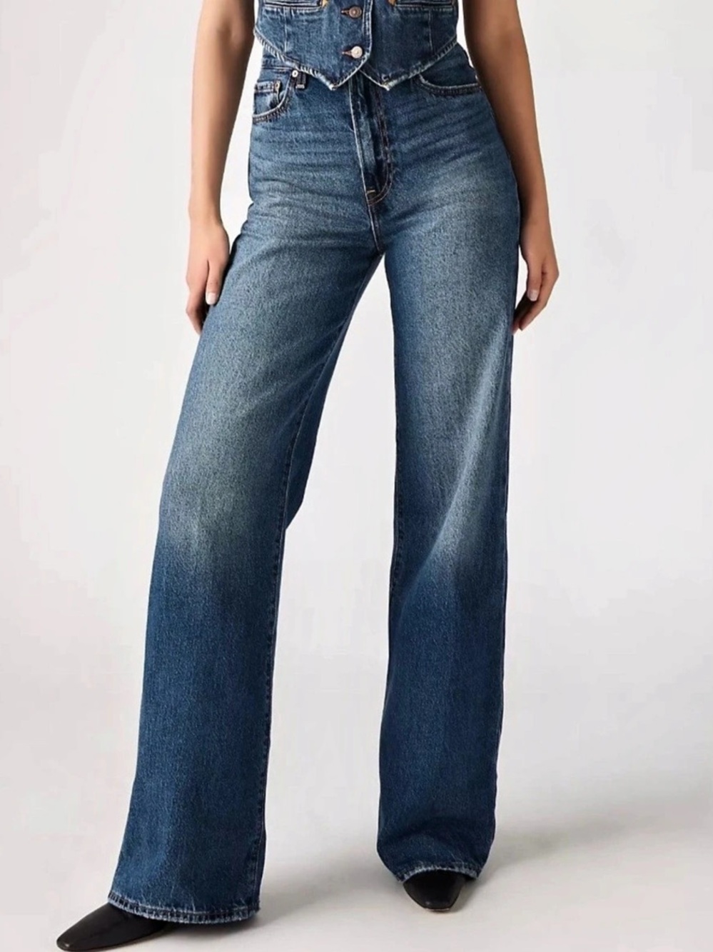 Levi’s Ribcage 88flare High Rise high waist Blue 26